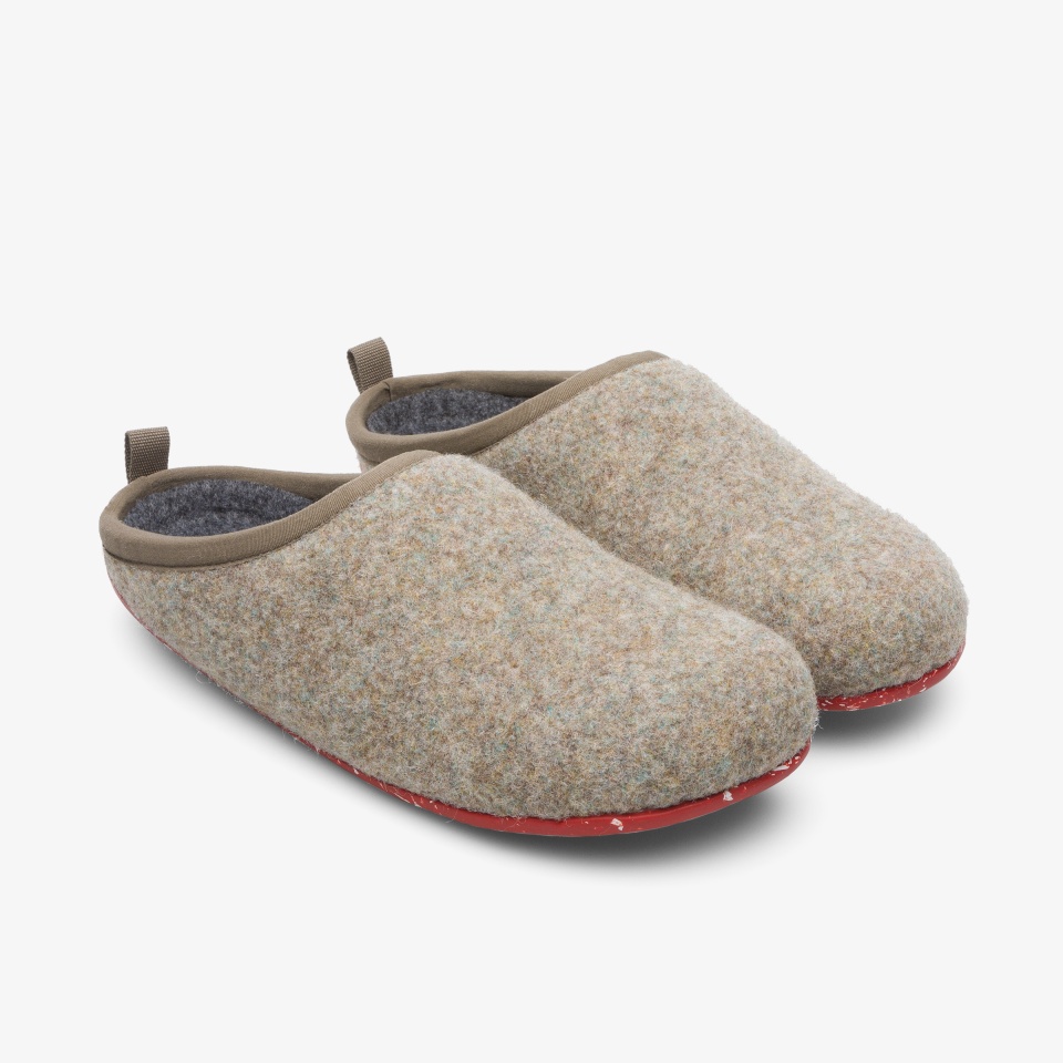 Pantuflas Camper Wabi Mujer - Gris Claro | Camper Online + 7146OIRVC
